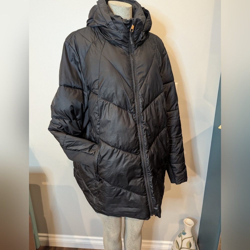 Active Zone Lightweight Packable Women's Black Puffer Jacket 3 season Sz 2x